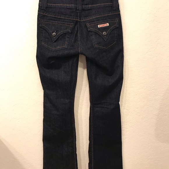 HUDSON straight bootcut flare dark wash 2 buttons - Picture 4 of 7